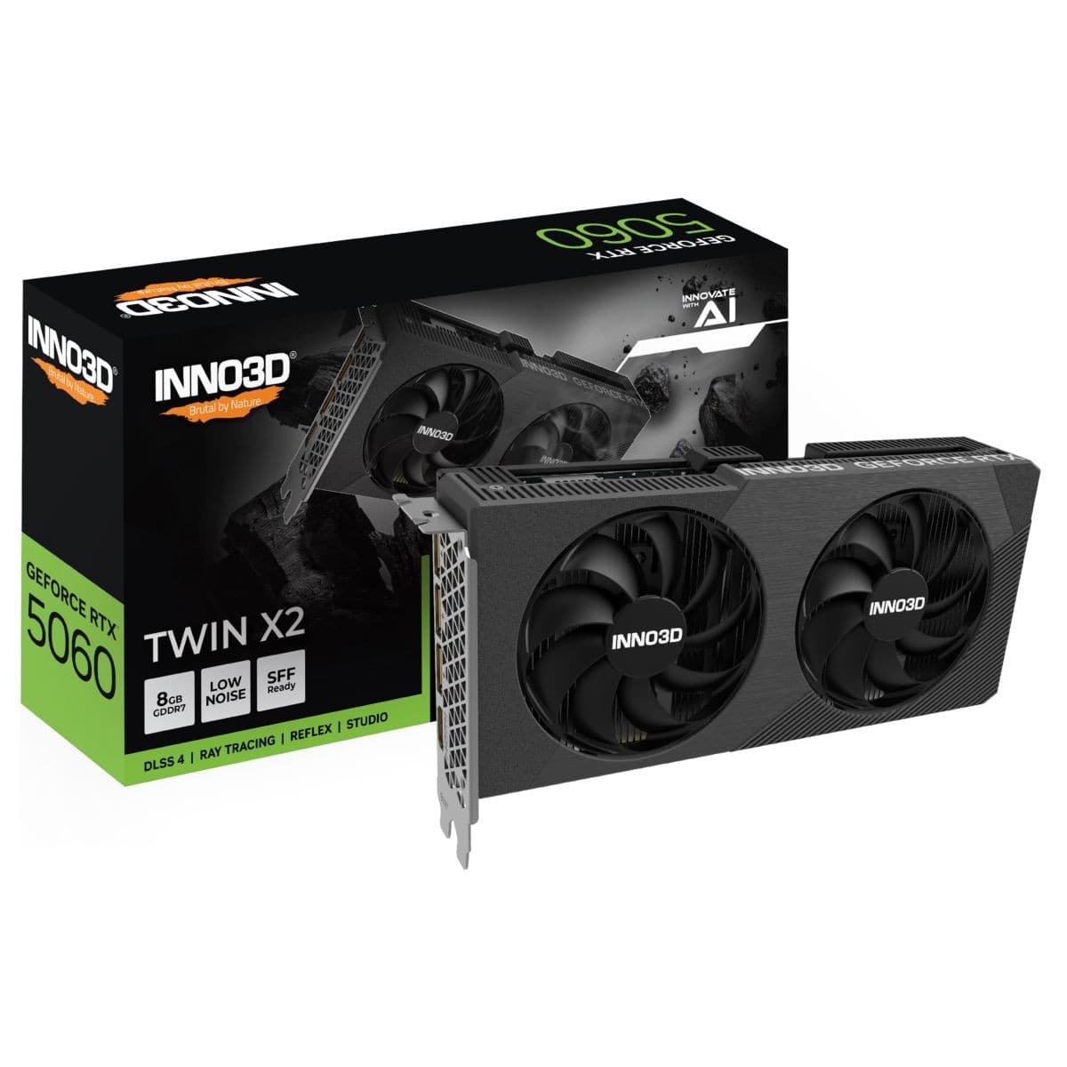 Tarjeta Inno3d Geforce Rtx 5060 8gb Twin X2