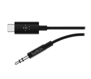 Belkin F7u079bt03-Blk Cable De Audio Usb-C A 3.5mm Rockstar