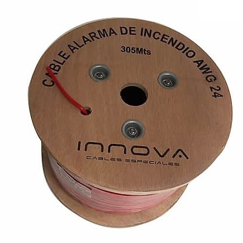 Incendio Cable Awg24 4x0.50mm 305m Rojo 1518u/4 Innova