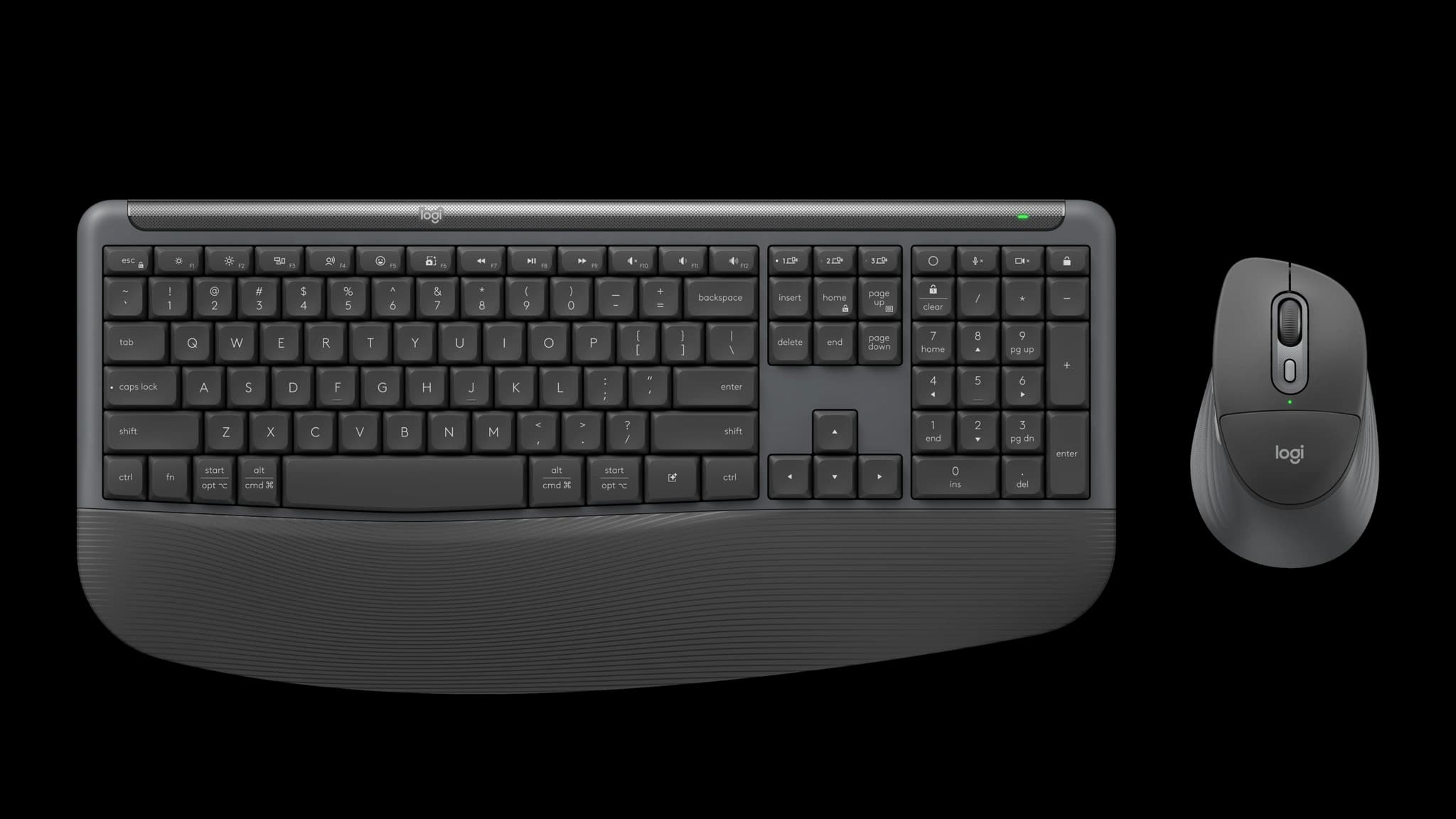 Logitech 920-014019 Combo Mk880 Graphite Inal+Bt Ergo