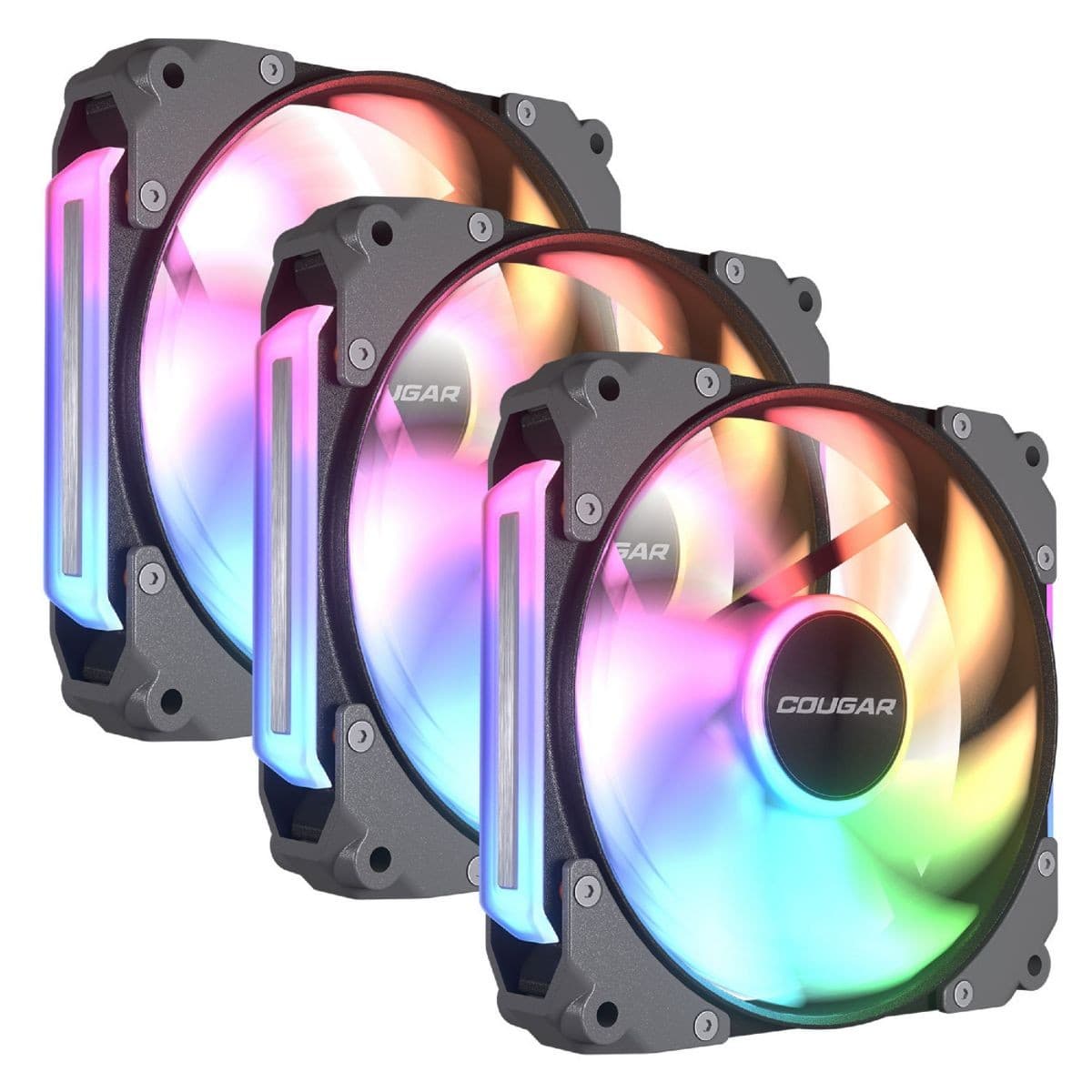 Fan Cougar Apolar 120 Reverso Argb Black (X3 Pack)