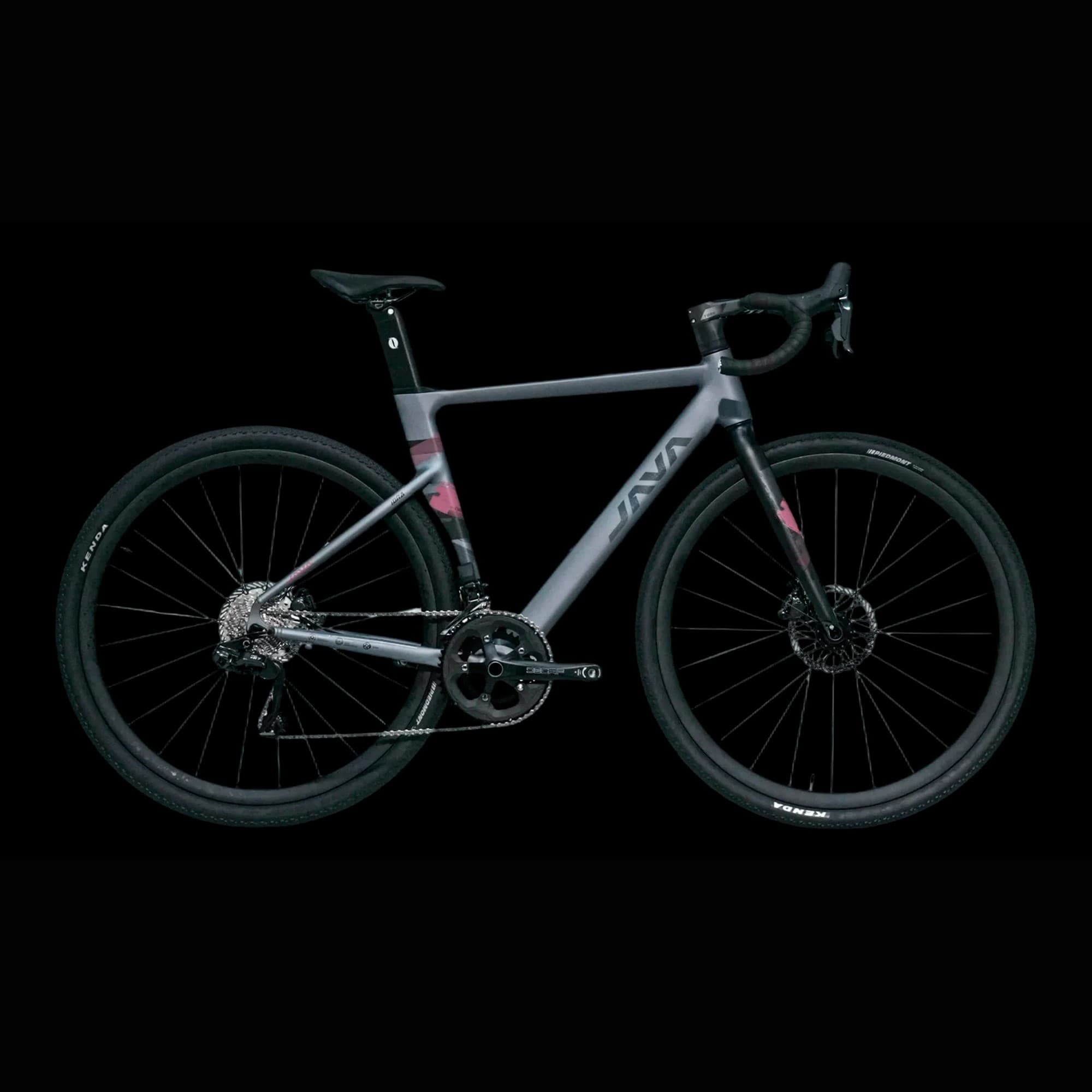 Bicicleta De Ruta Cambios Electrónicos Java Gravel Idra 24v Talle 490mm