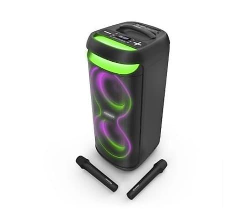 Energy Sistem 500541 Parlante Karaoke Bt 150w 2 Mic Luces Led