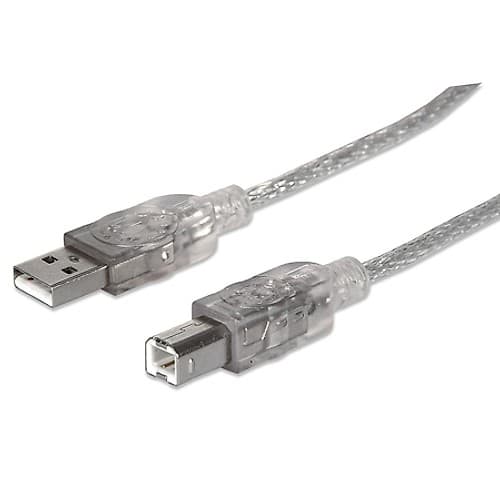 Cable Datos Usb 2.0 A/B Impresora 3m Manhattan