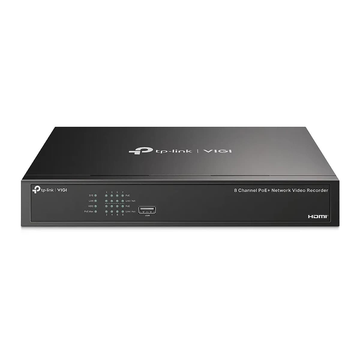 Nvr Tp-Link Vigi 1008h-8p 8 Canales Poe 4k Hdmi