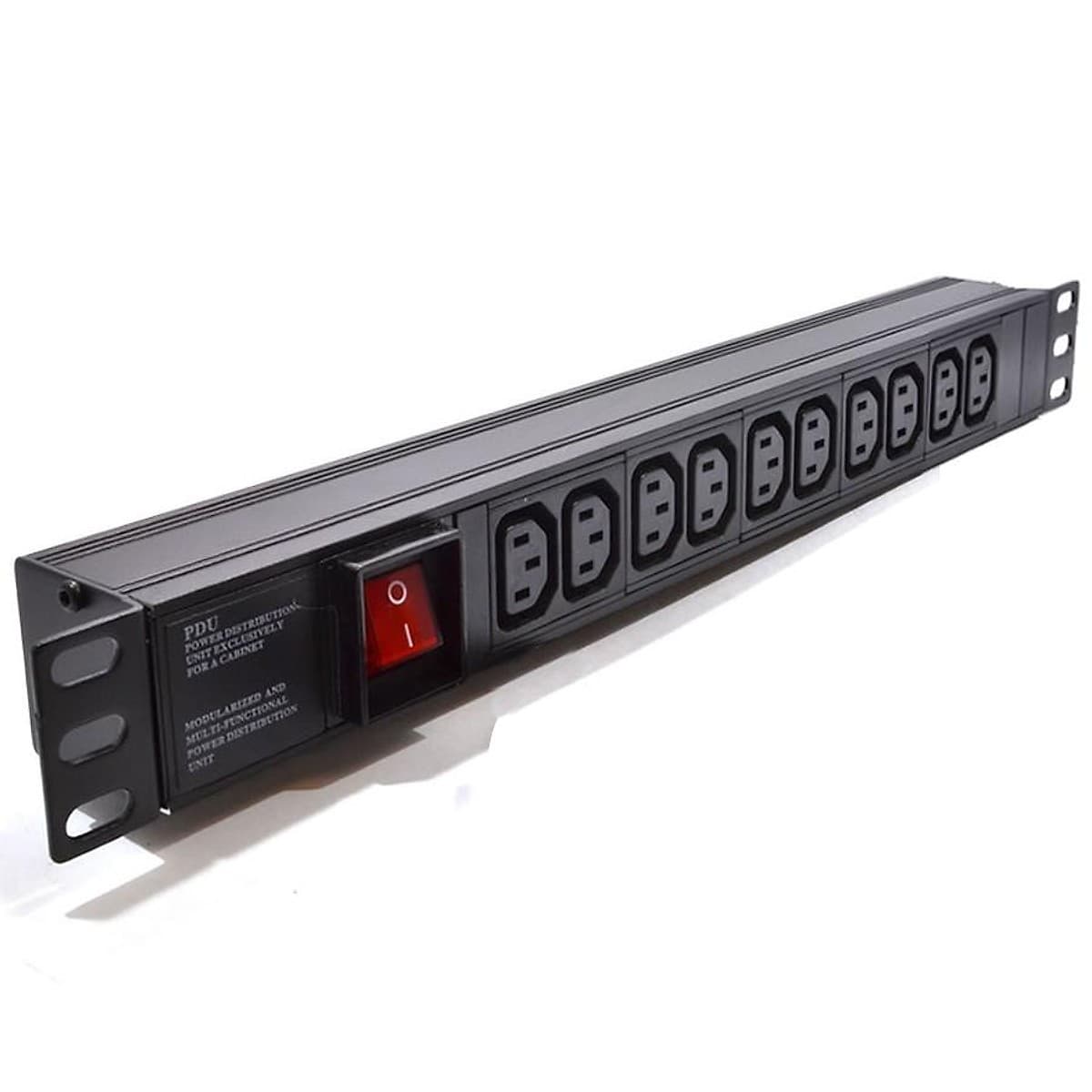 Pdu 10 Tomas Iec C13 Hembra Con Llave 3m Con Ficha Schuko