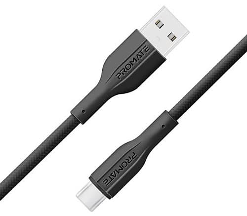Promate Xcord-Ac200.Black Cable Usb-A Usb-C 2m