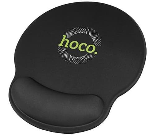Hoco Gm30 Mouse Pad Polar Fox C/Apoya Muñecas En Gel Black