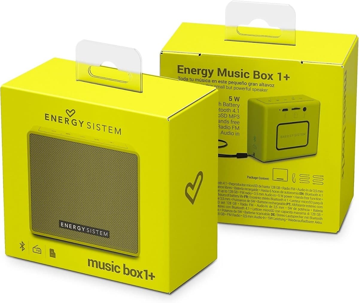 Parlante Energy Music Box 1+ Bluetooth 5w Verde