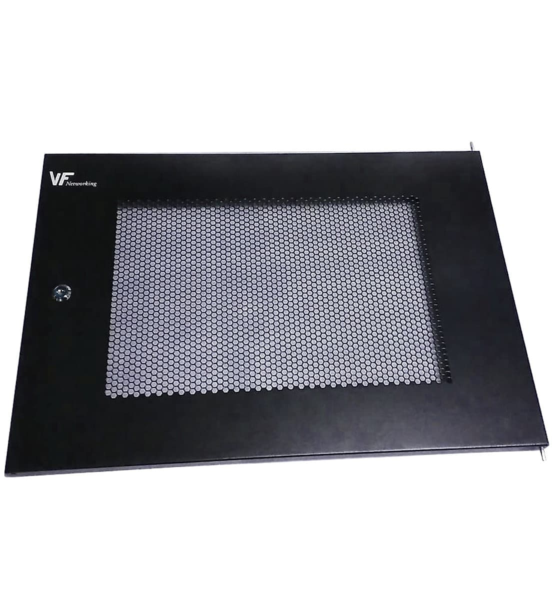 Puerta Hiperventilada Color Negro Para Rack De 15u