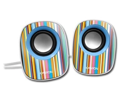 Parlantes Canyon Cnl-Sp20hs Stripes 5w Usb Stereo