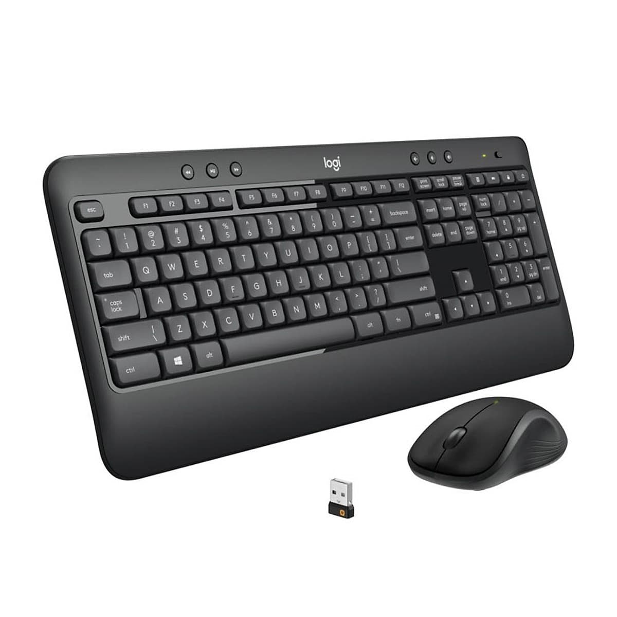 Combo Teclado Y Mouse Inalámbricos Logitech Mk540 Advanced En Español Con Larga Duración De Batería