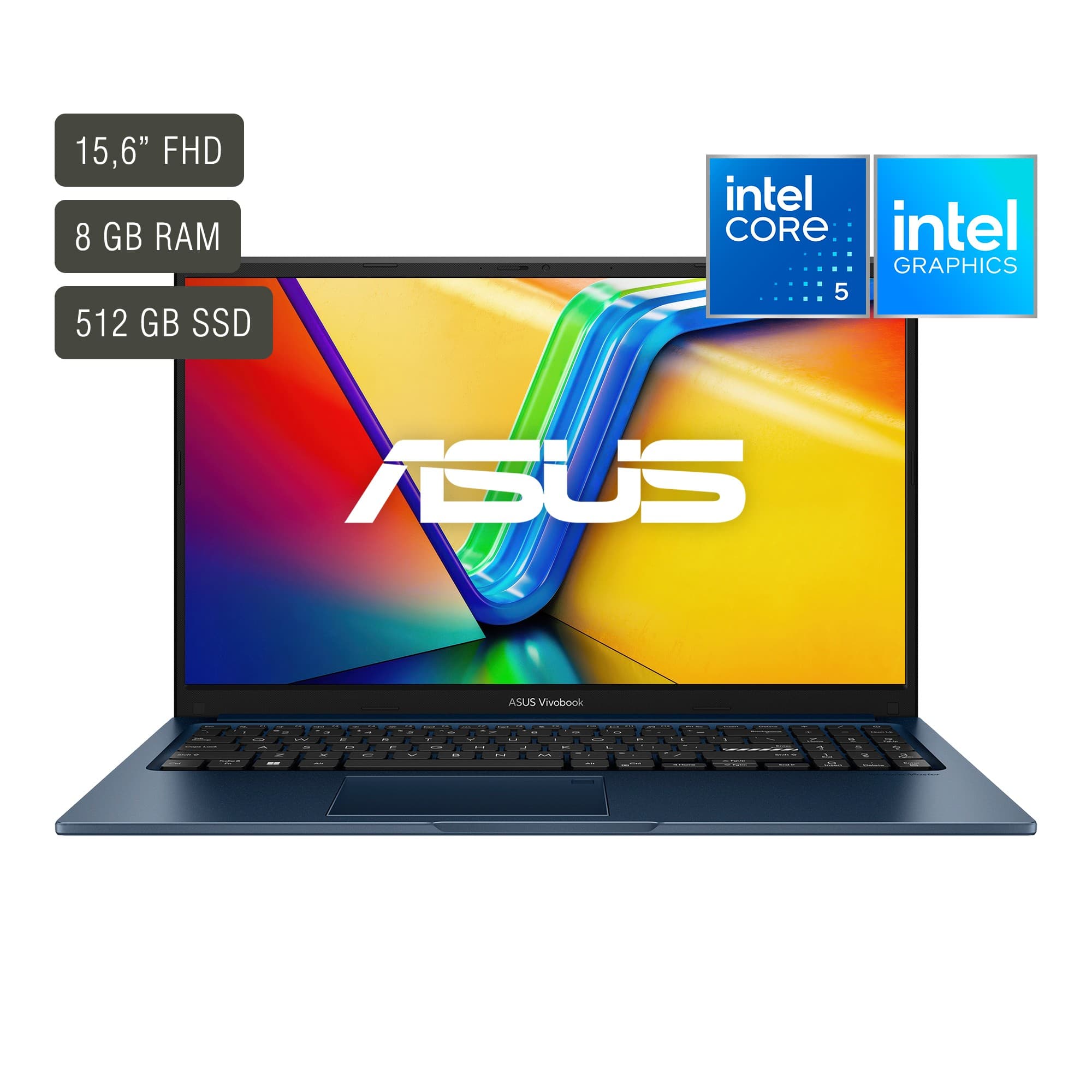 Notebook Asus Vivobook 15.6'' Core 5 8gb 512gb Win11