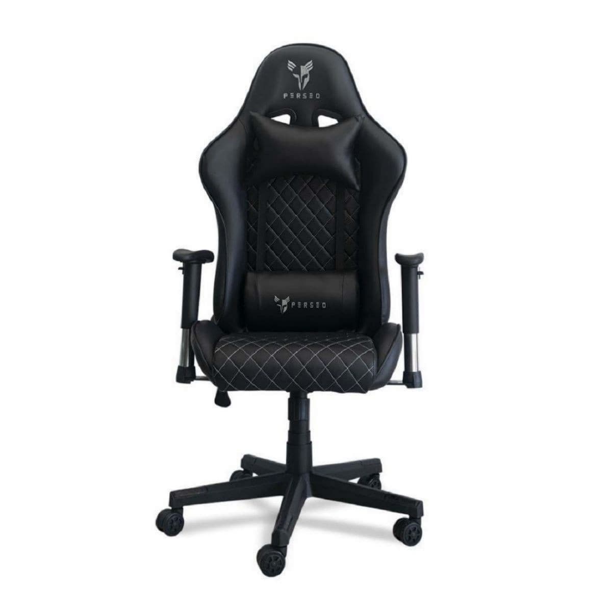 Silla Perseo Pegasus Negro / Plateado
