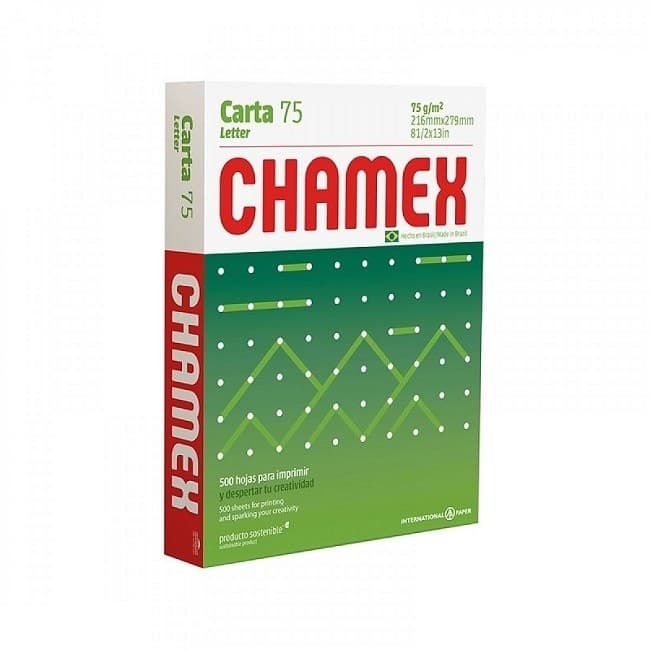 Papel Chamex Premium A4 75g 500 Hojas Resma