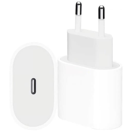 Cargador Usb-C Hembra 20w Pd 5v 3a Blanco Es38 Generico