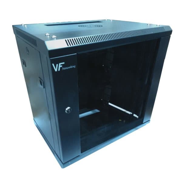 Rack 18u Negro Fijo 600x600 Inc Pdu 6 Tomas Y Tornillos