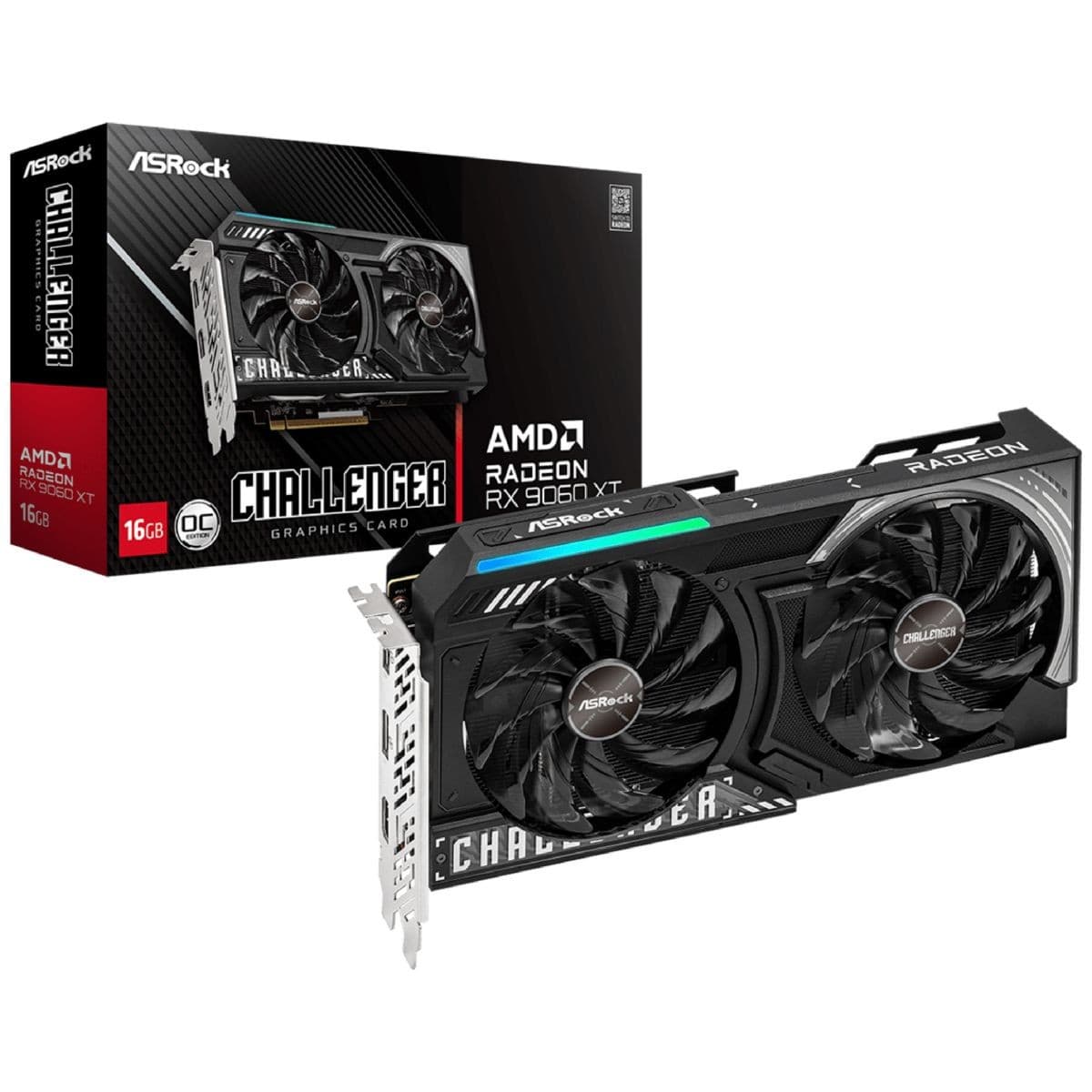 Tarjeta Asrock Radeon Rx9060xt Challenger 16gb Oc