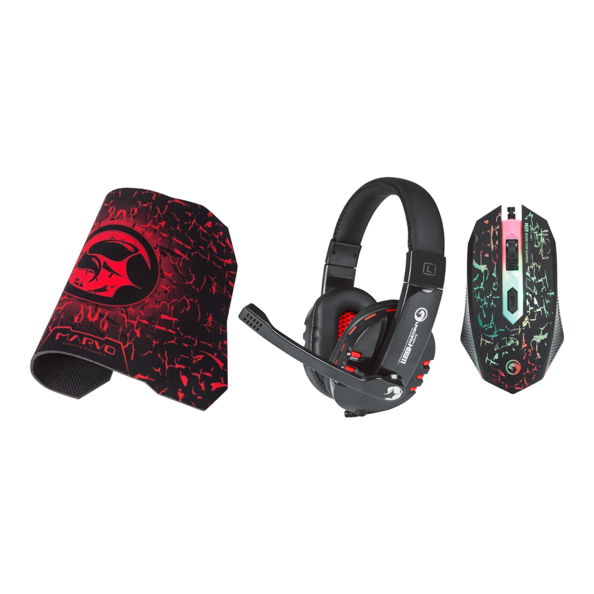 Combo Gaming 3en1 Marvo Cm370 Ergonómico