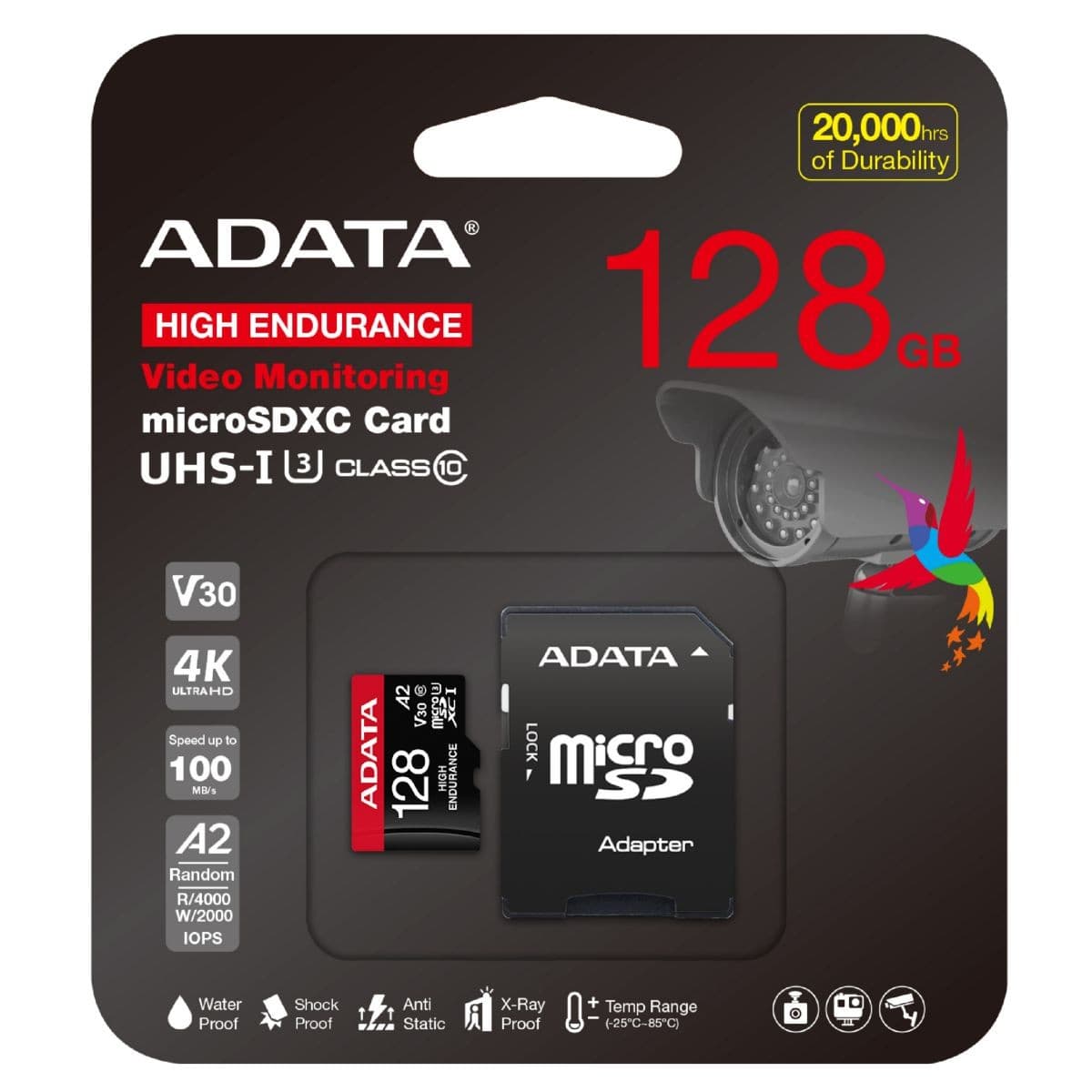 Memoria Adata Microsdxc 128gb Uhs-I U3 V30 High A2