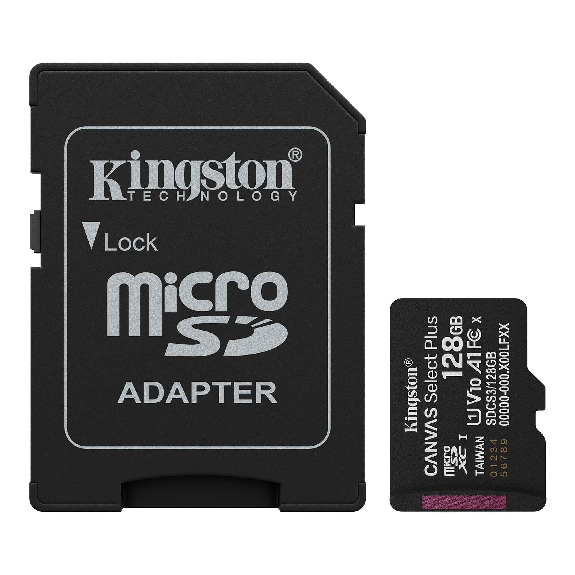 Memoria Micro Sd Kingston Sdcs3/128gb 150mb/S