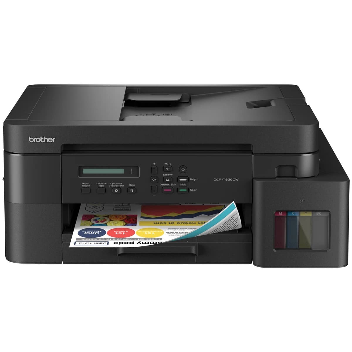 Impresora Multifunción Brother Wifi / Red Color Dcp-T830dw