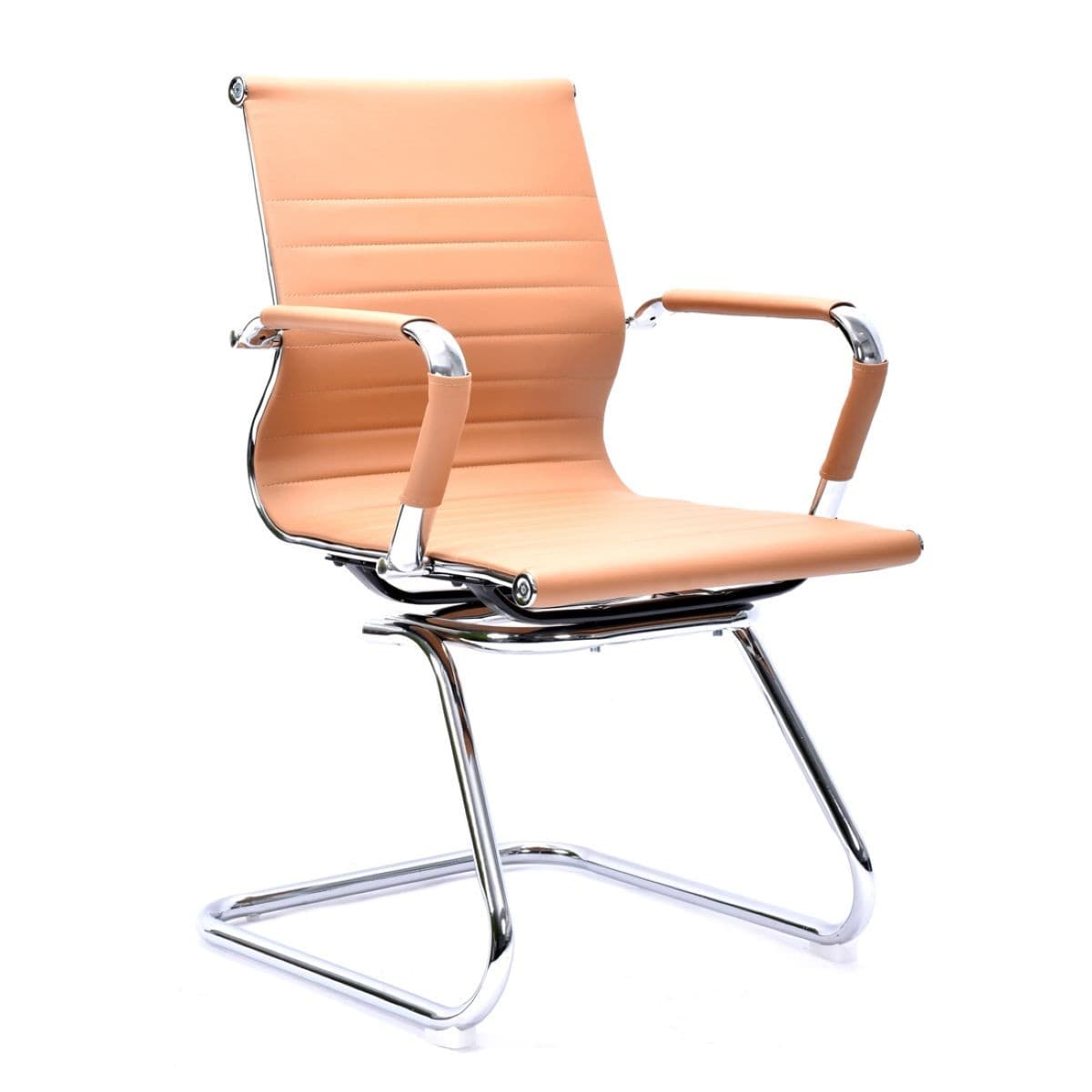 Asiento De Visita Base Fija Stripes Beige