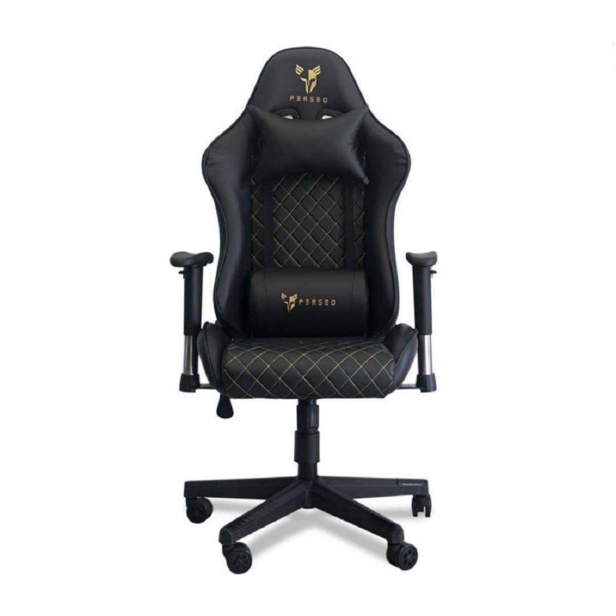 Silla Perseo Pegasus Negro / Dorado