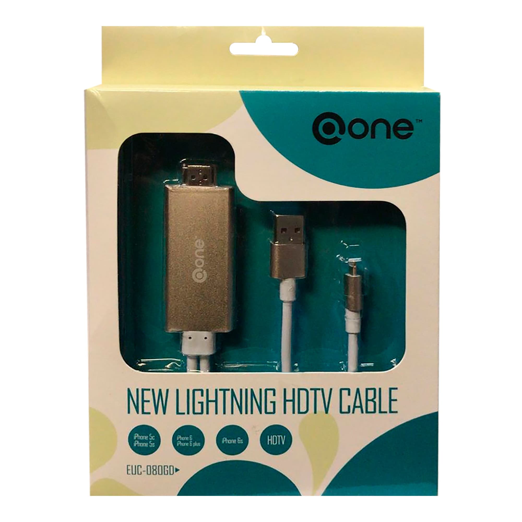 Adaptador Lightning Hdtv Para Iphone Ipad One