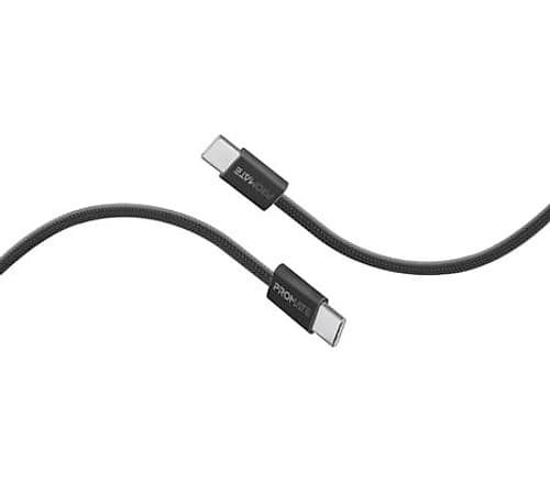 Promate Ecoline-Cc120.Black Cable Usb-C A Usb-C 60w 1.2m