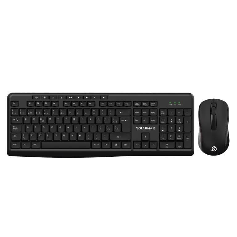 Pc Combo Teclado+Mouse Inalambrico Multimedia Kmc2300b Solarmax