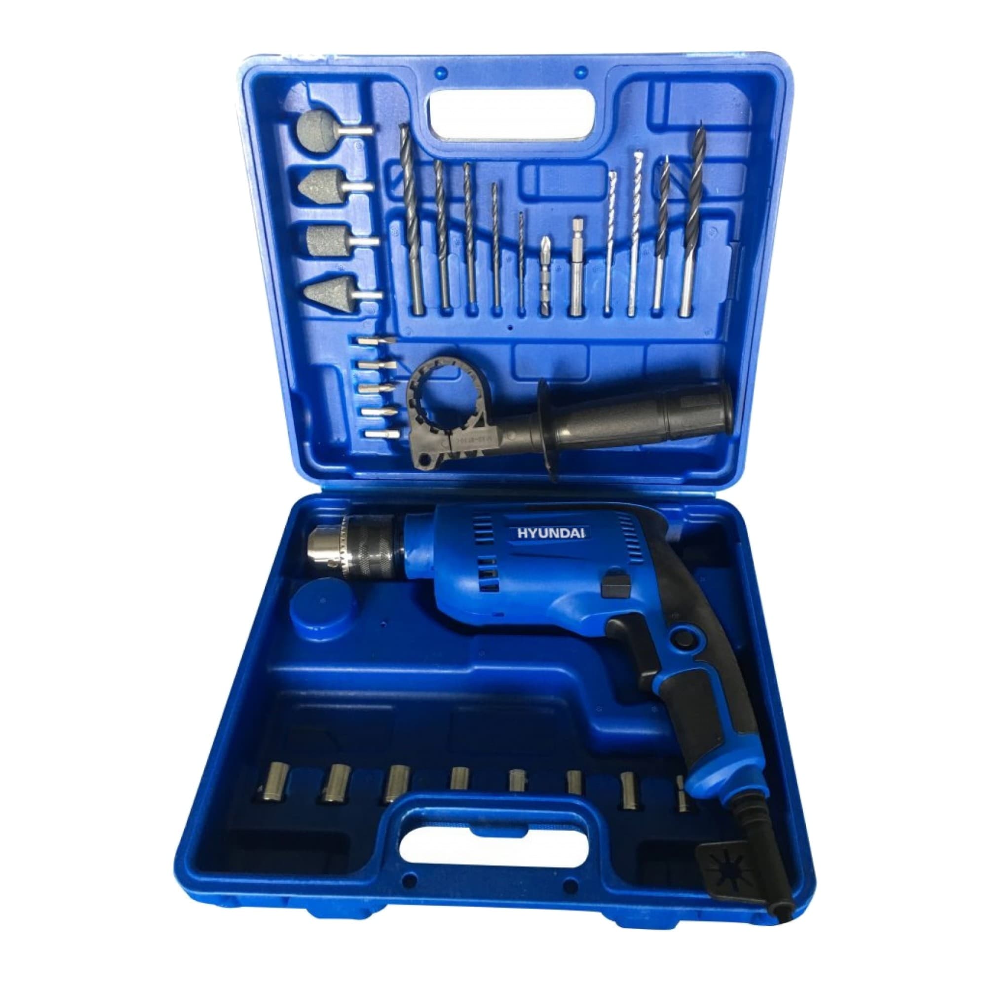 Kit Taladro Percutor Hyundai Hyd600k 600w 29 Piezas