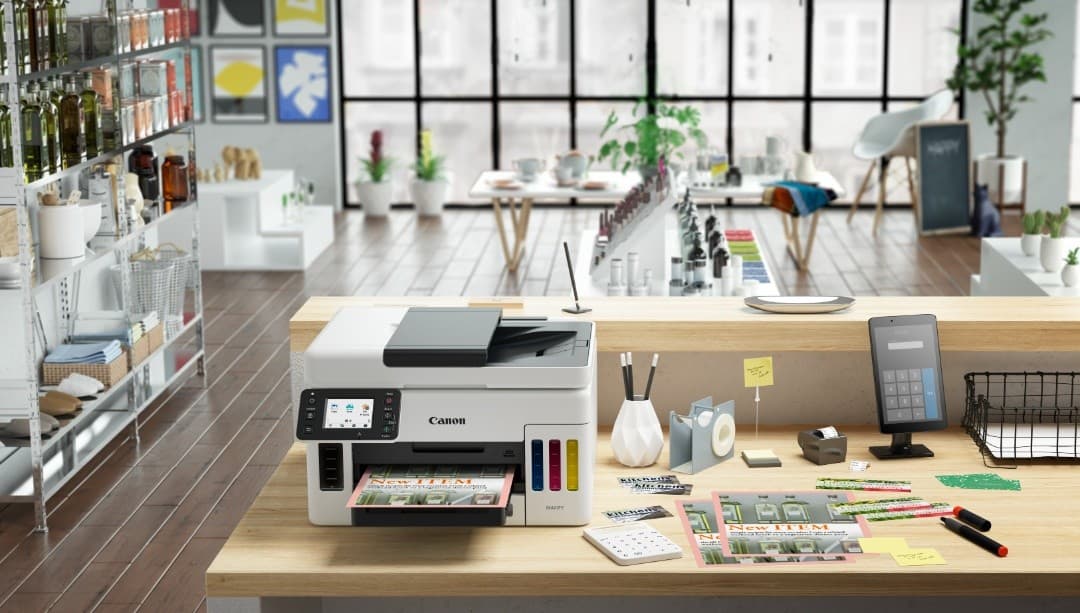 Impresora Multifuncional Color Inkjet Corporativa Canon Maxify Gx6010