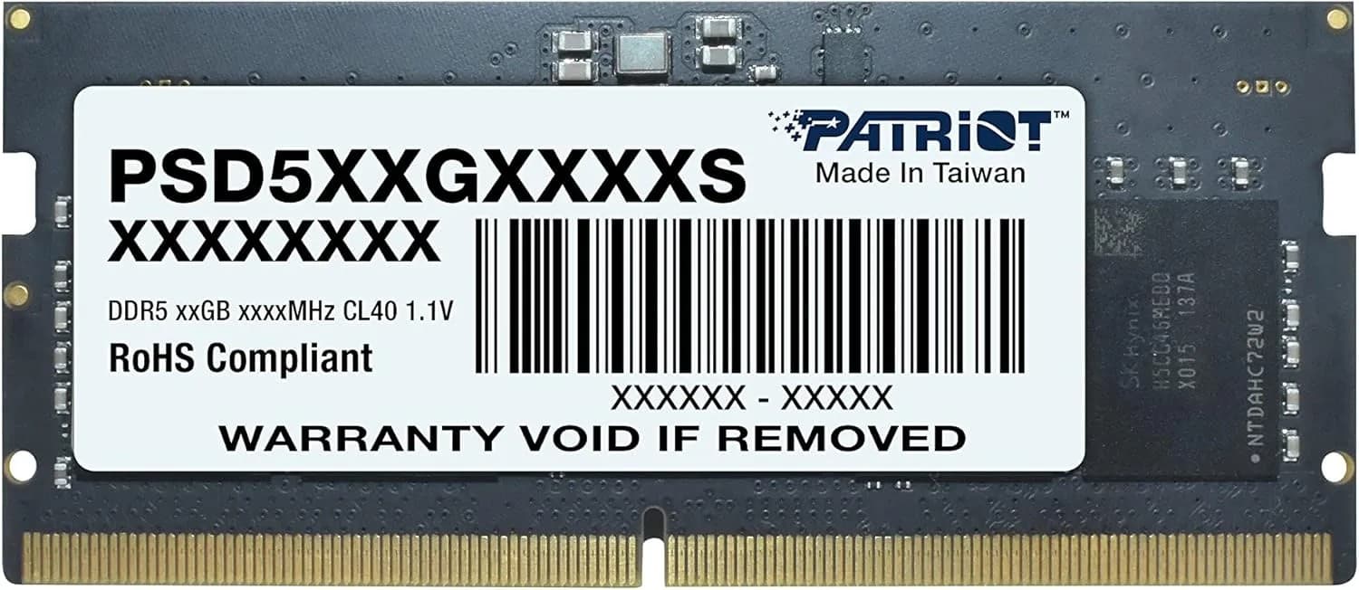 Memoria Ram Sodimm Ddr5 16gb 5600mhz Patriot