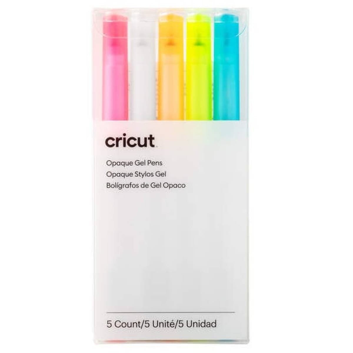 Set 5 Bolígrafos Opacos Cricut Para Maker Gel Colores