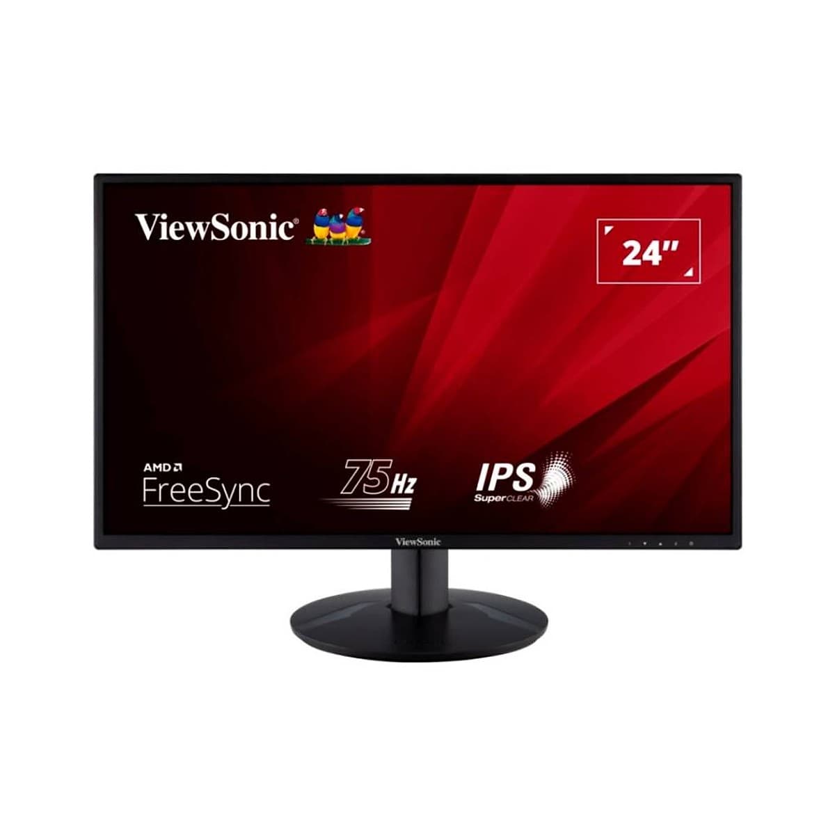 Monitor Viewsonic Va2418-Sh 24" Fhd Pantalla Ips 75hz Hdmi Y Vga Tecnología Eye-Care