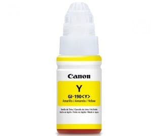 Canon Gi190yellow Botella De Tinta G1100/2010/2100/2111/3100/3110