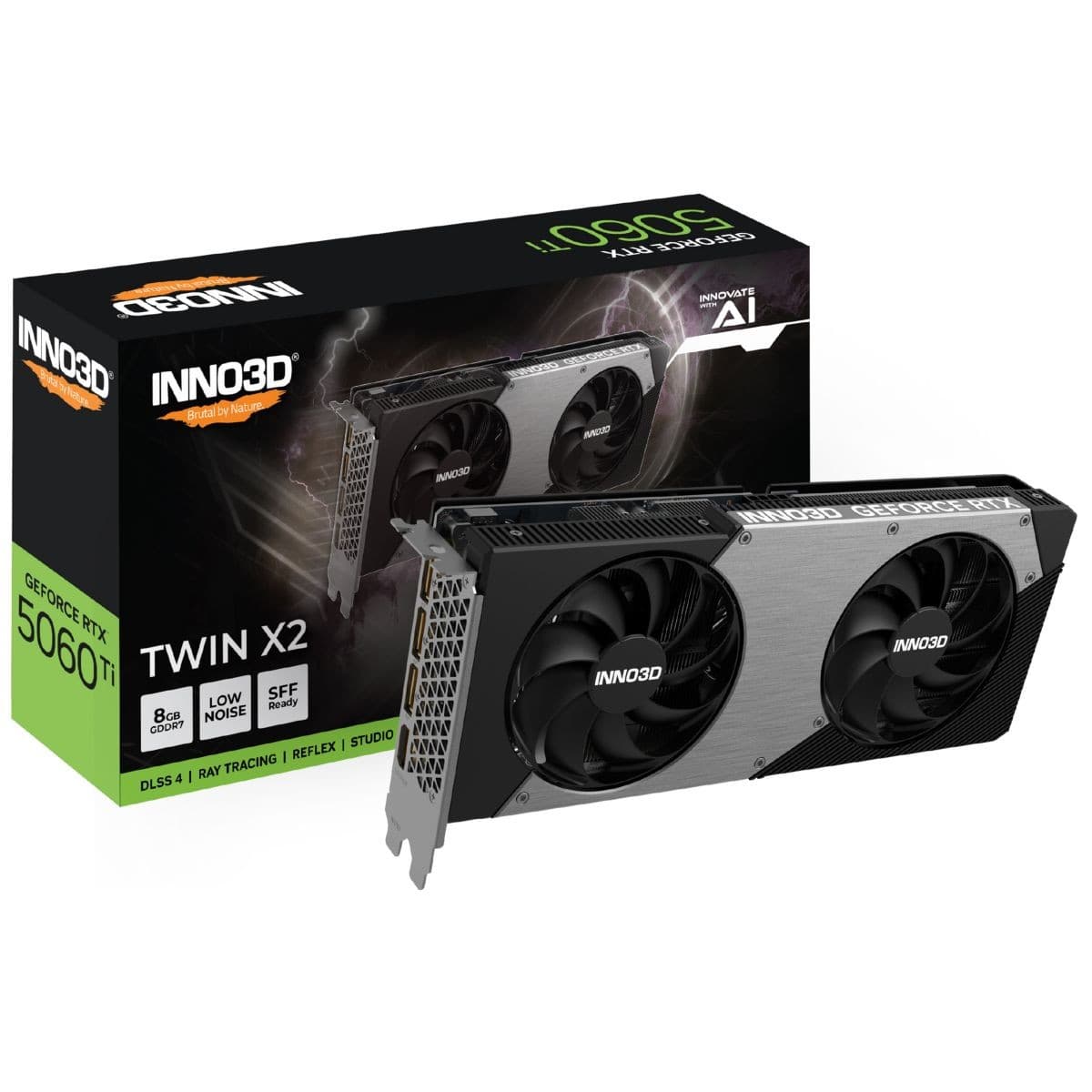 Tarjeta Inno3d Geforce Rtx 5060ti Twin X2 8gb D7
