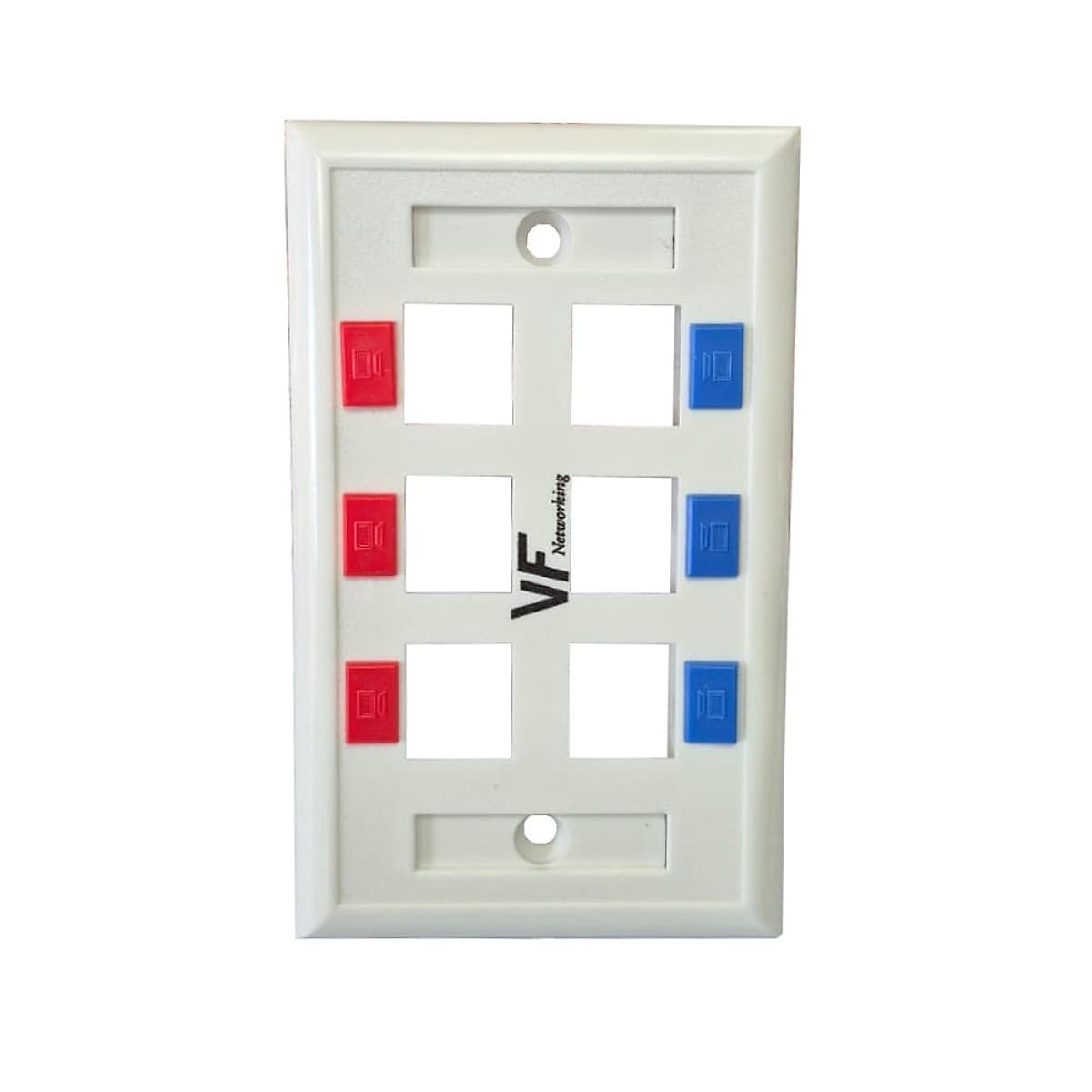 Frente Blanco De 6 Port