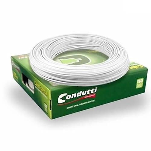 Alarma Cable 07x0.40mm 100m Blanco 100% Cobre Condutti