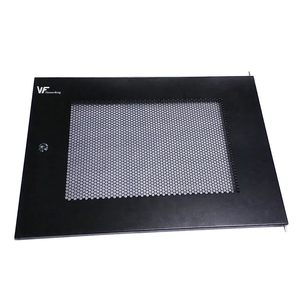 Puerta Hiperventilada Color Negro Para Rack De 6u.