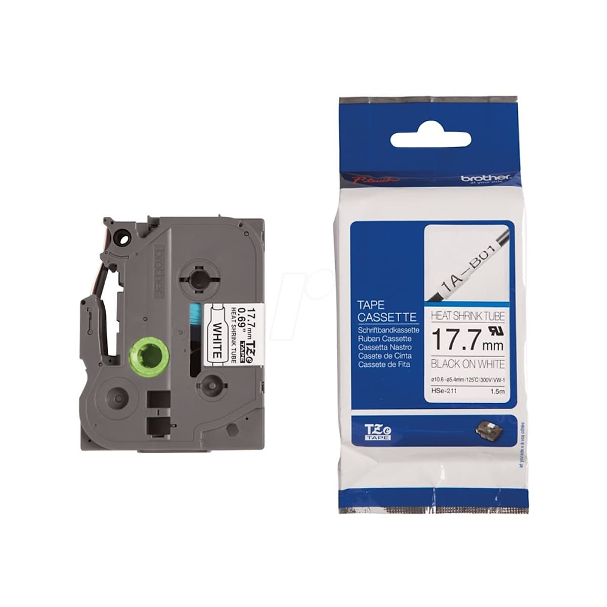 Cinta Termocontraíble Brother Hse-211 Para Marcado Cables