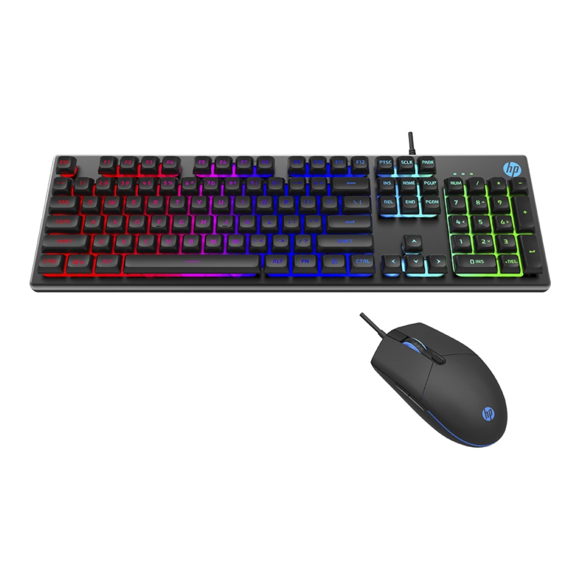 Combo Gaming Usb Mouse Y Teclado Español Hp Km300f