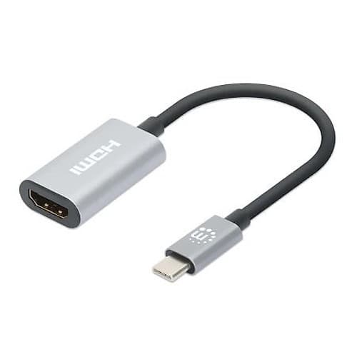 Adaptador Usb-C M A Hdmi H 4k@60hz Manhattan