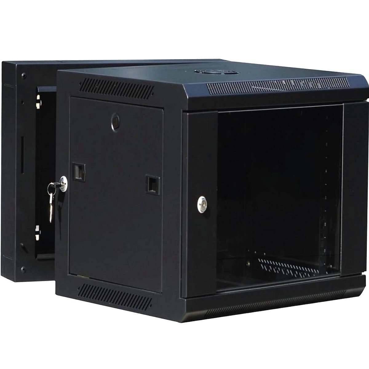 Rack 15u Pivotante Negro 600x550 Inc Pdu 6 T Org V Y Torn