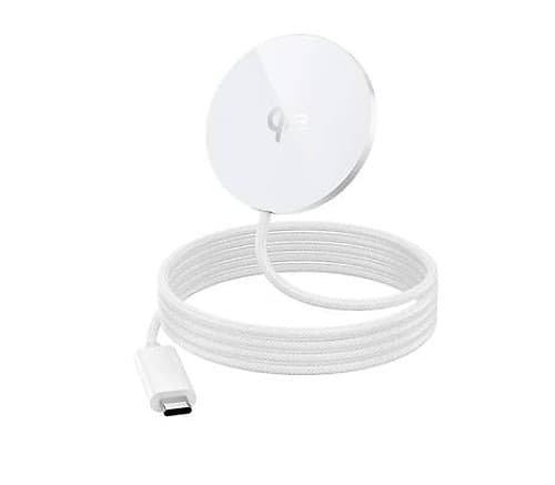 Hoco Cw63 Cargador Pro Inalambrico Magnetico Fast Charge White 25w
