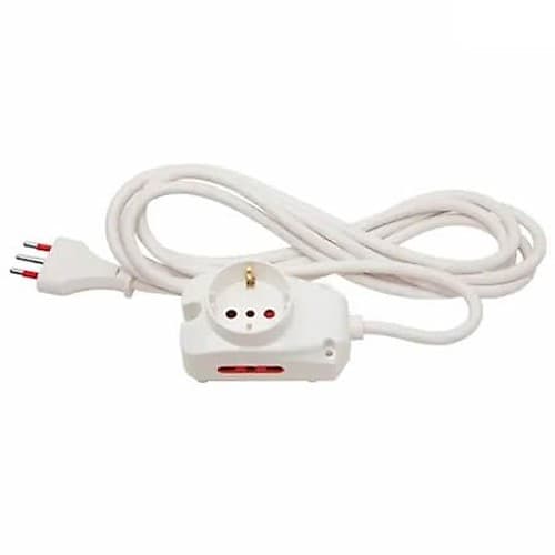 Electricidad Alargue 1 Schuko + 2x3enl 5m Vivion