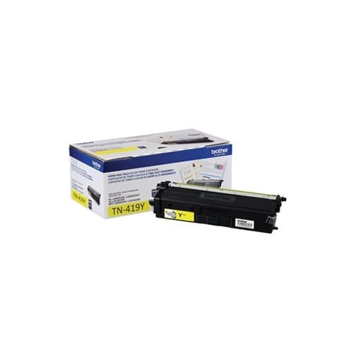 Toner Brother Tn-419y Alto Rendimiento 9000 Copias Pack 2