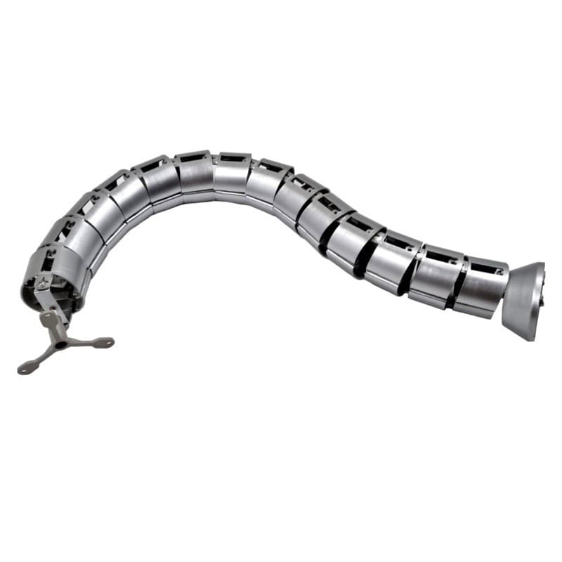 Organizador De Cables Tipo Vertebra 77cm - Plateado