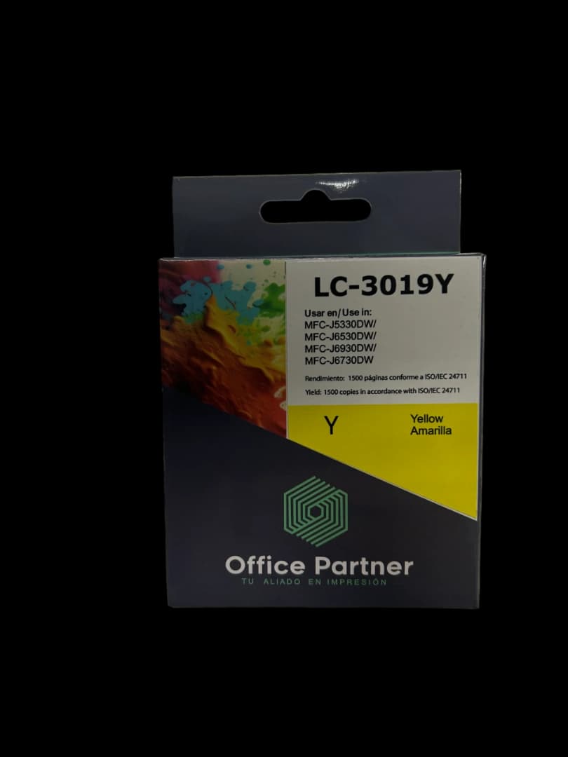 Tinta Office Partner Lc-3019xxly Amarillo 1500 Copias